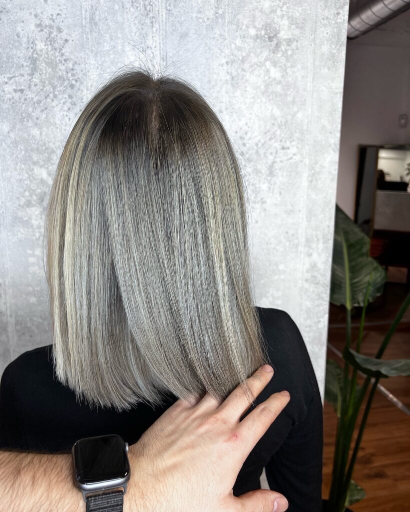 mujer corte de pelo